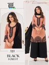 Black Forest By Blue Hills Georgette Kurti With Bottom Dupatta Wholesale Online